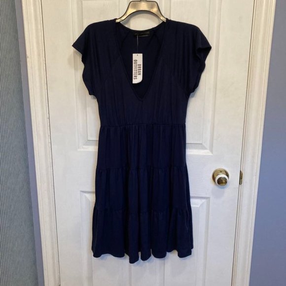 Navy Blue Dress - Picture 1 of 4